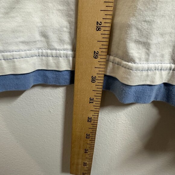 Y2K Avriex Men's Skater T-shirt White Embroidered XL Hip Hop Baggy - Picture 8 of 8